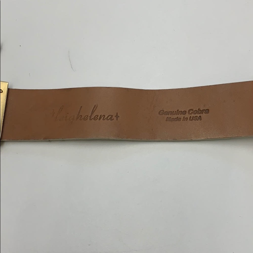 Leigh Elena Python Cuff Bracelet - image 3